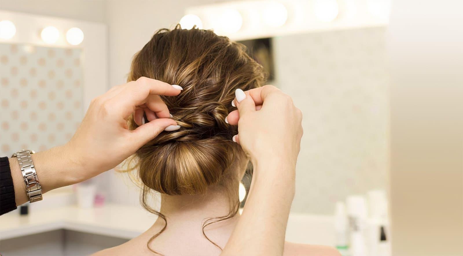 Bridal hair styling by Crissie Bond, Chandlers Ford Winchester